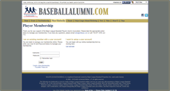 Desktop Screenshot of baseballalumni.mlbpaa.com